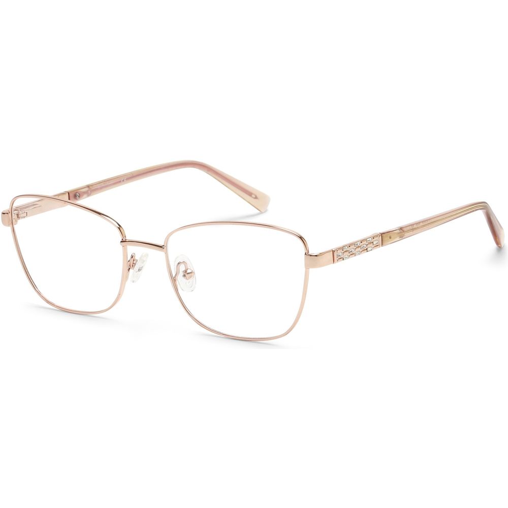 New Radiance by Viva VV-8025 028 Shiny Rose Gold Eyeglasses 53/18/140
